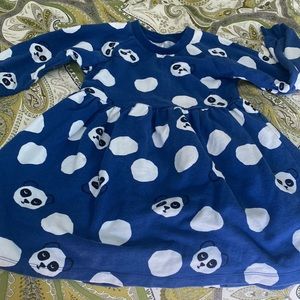 Hanna Andersson sweatshirt panda dress